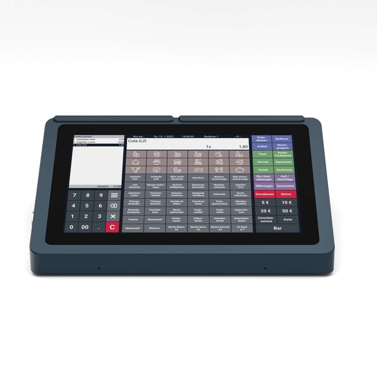 QUORiON QTouch 9 Registrierkasse OHNE Fiskalbox