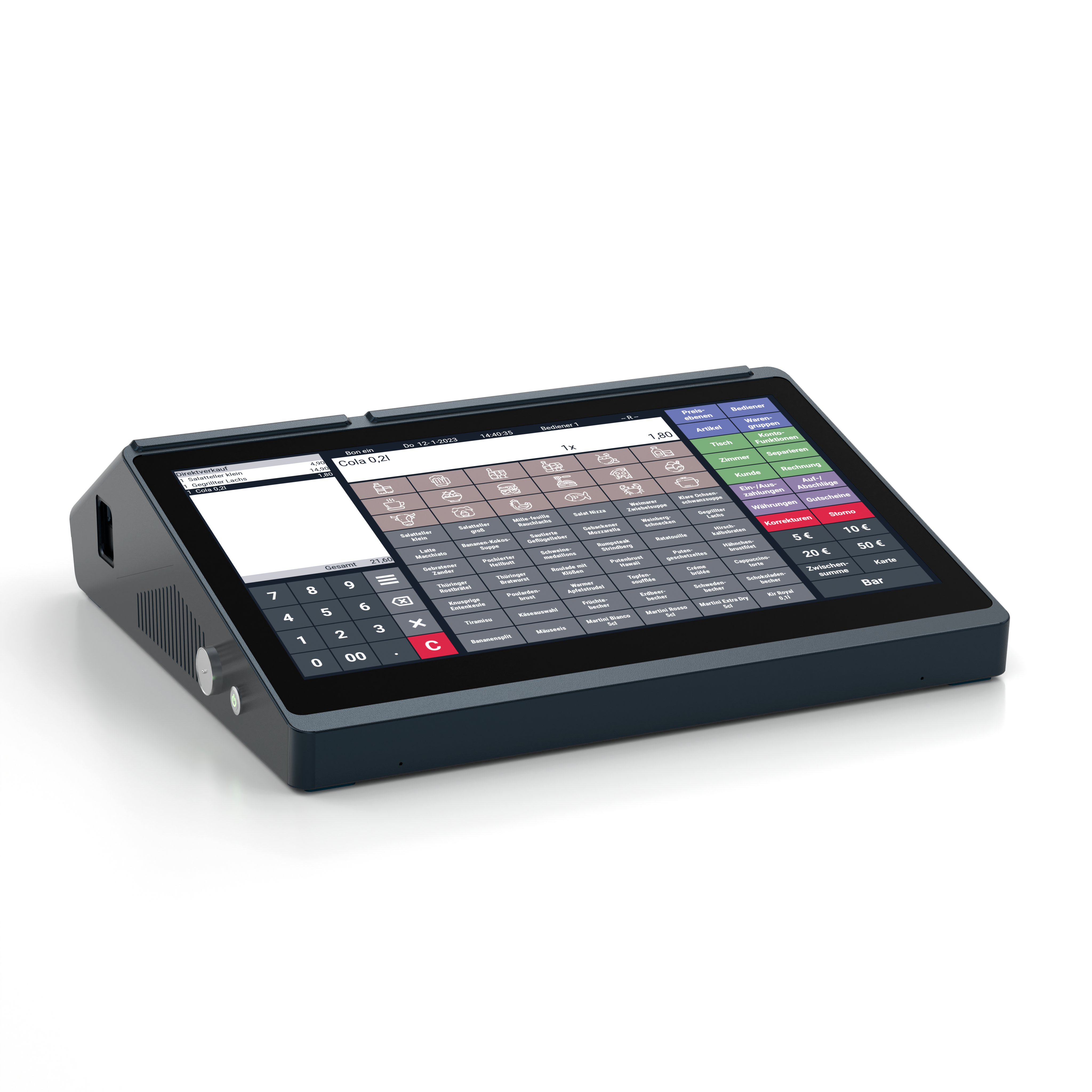 QUORiON QTouch 16 Registrierkasse MIT Fiskalbox